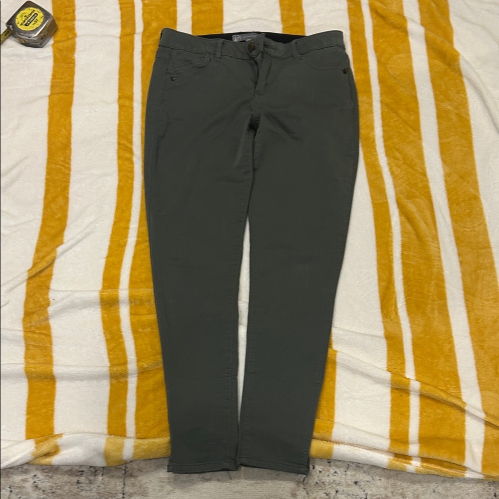 Wit & Wisdom Dark Green Skinny Pants